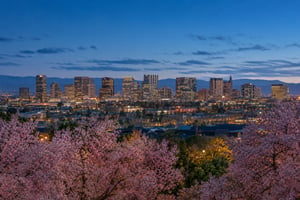 Downtown San Jose Skyline