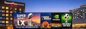 San Jose Urban Nightlife With Marriott Towneplace Suites Superbowl Lx Nvidia Nca-1-1 (1)